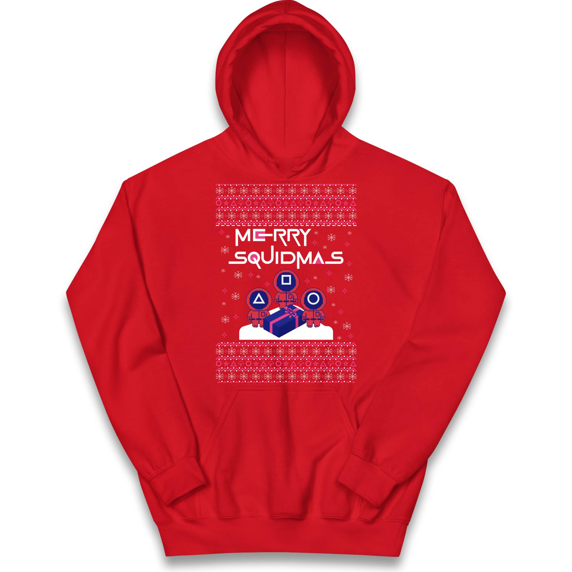 Squid Games Christmas Kids Hoodie