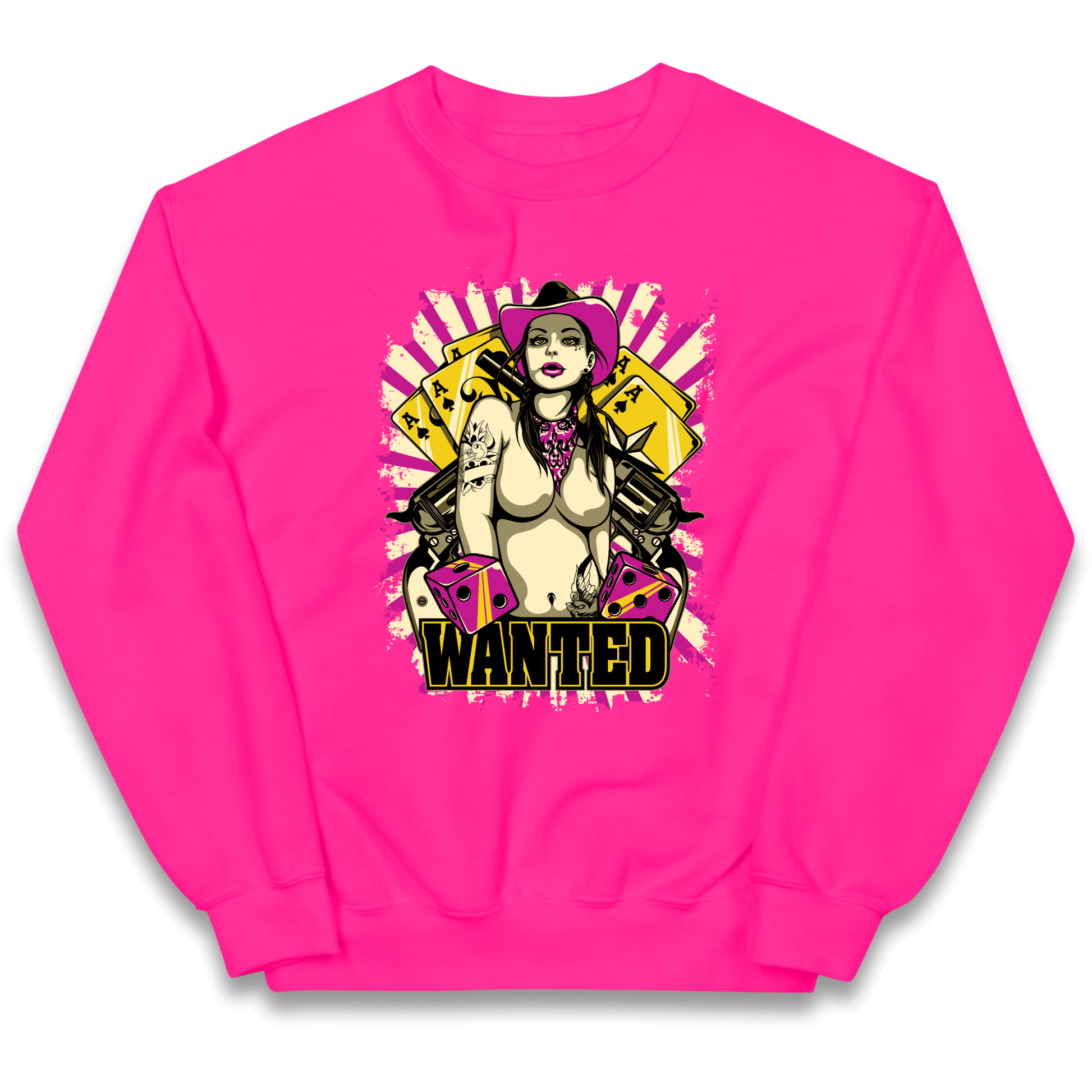 Wanted Ace Of Spades kids sweatshirt