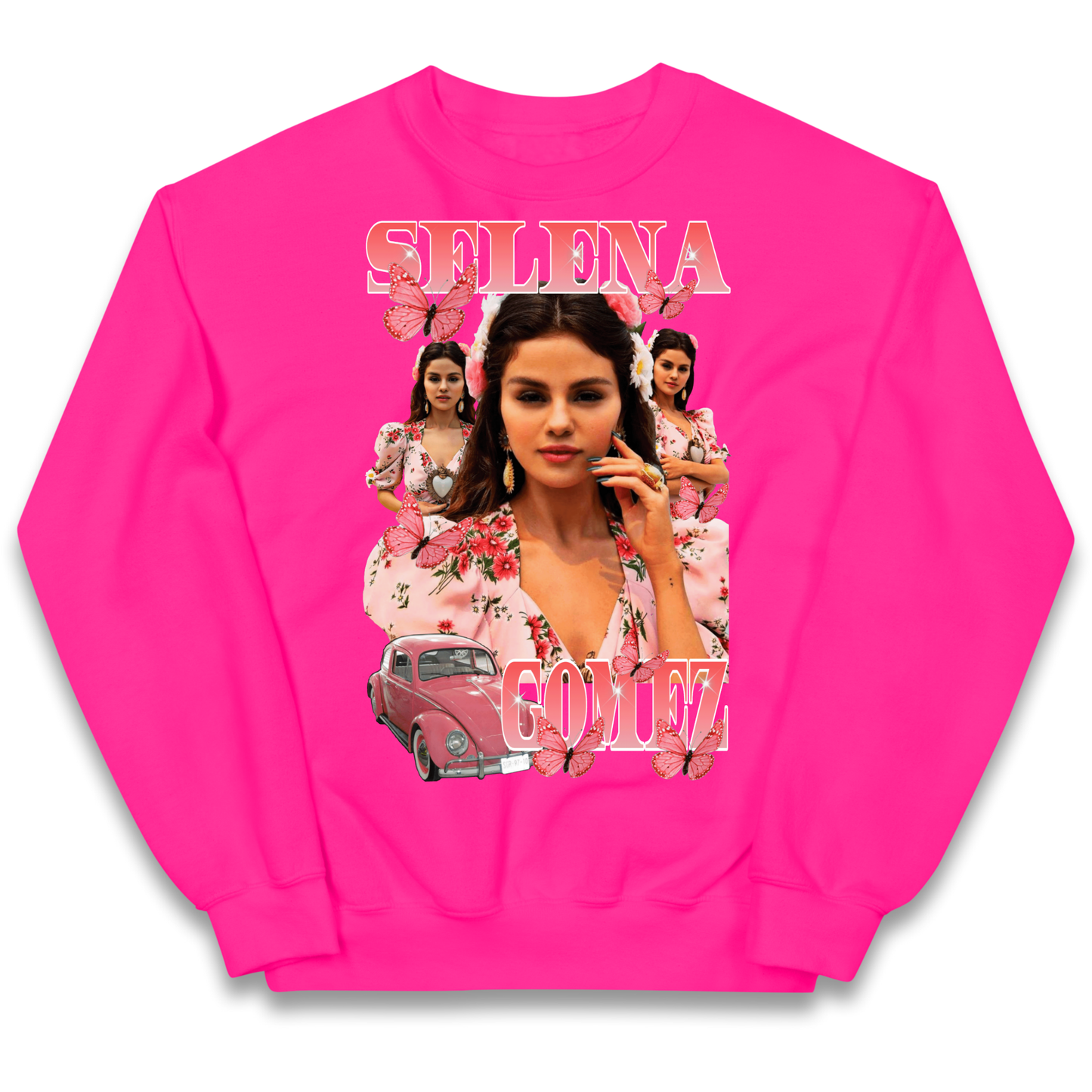 Selena Gomez Pink kids sweatshirt