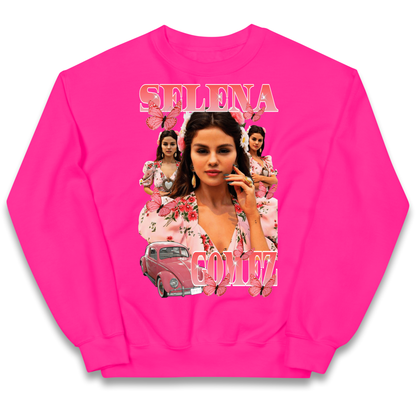 Selena Gomez Pink kids sweatshirt