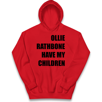 Ollie Rathbone Have My Children Rob McElhenney Wrexham Kids Hoodie
