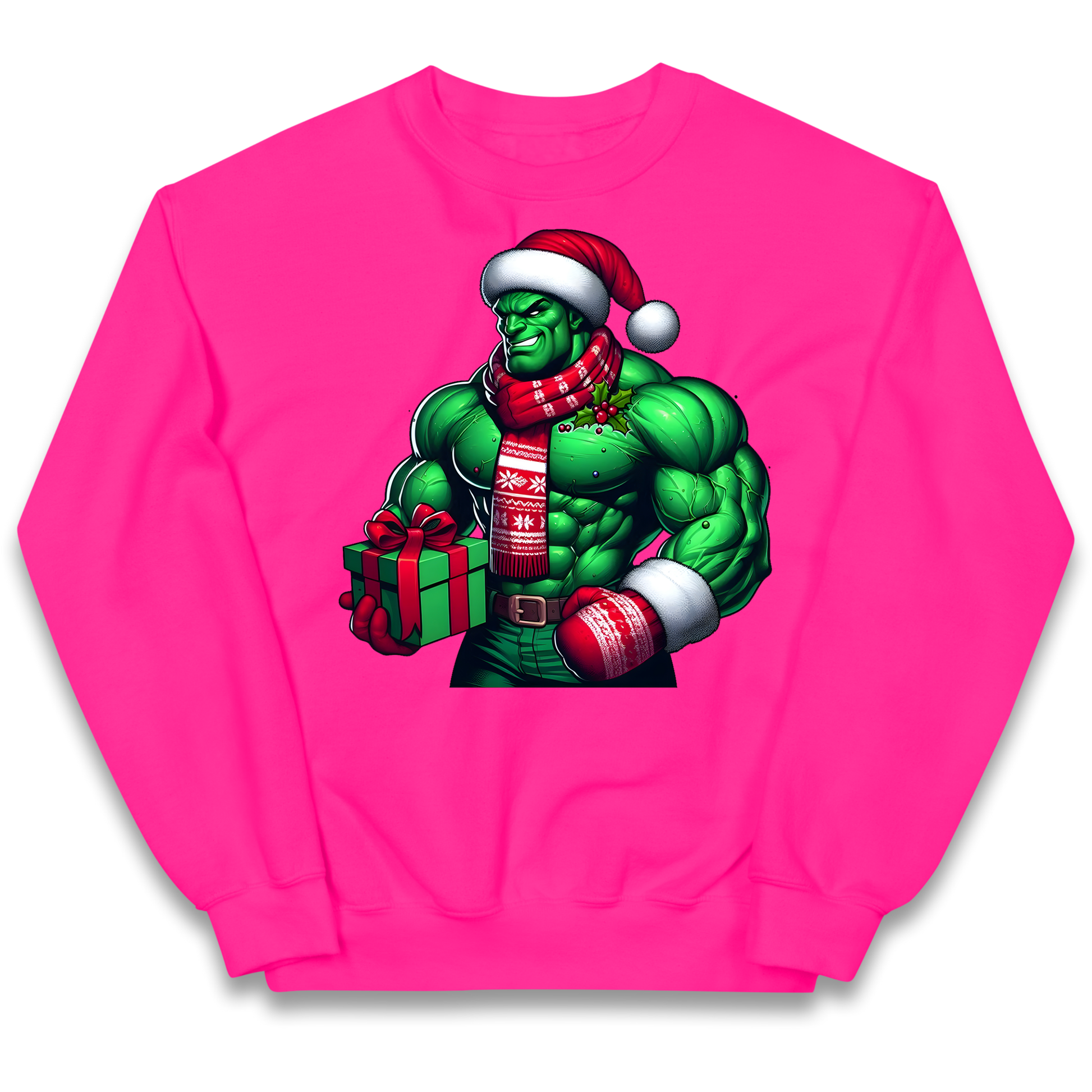 The Hulk Santa kids sweatshirt