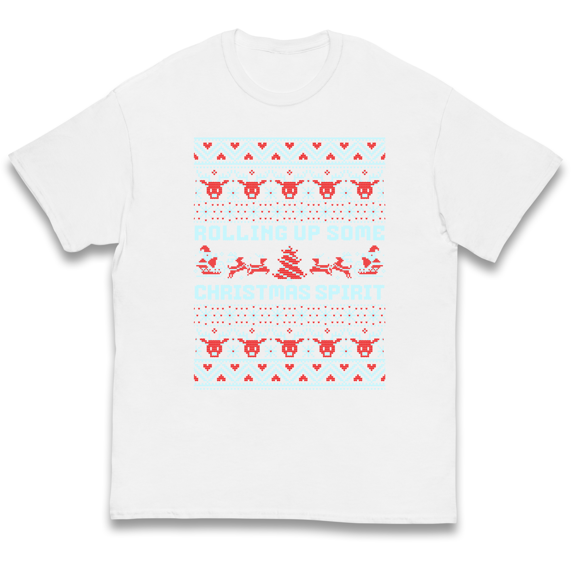 Rolling up Some Christmas Spirit kids t shirt
