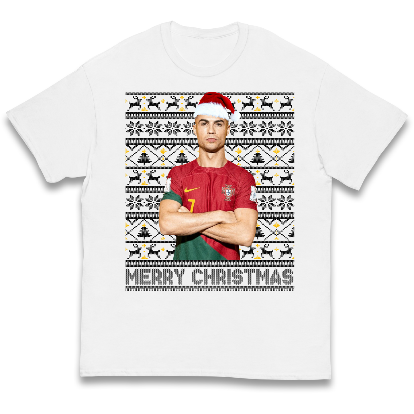 Merry Christmas Ronaldo kids t shirt