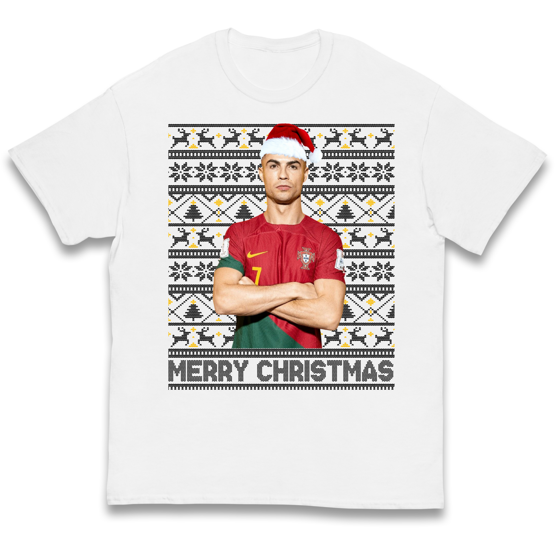 Merry Christmas Ronaldo kids t shirt