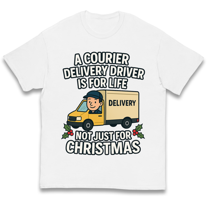 Courier Delivery Driver Christmas Kids T Shirt