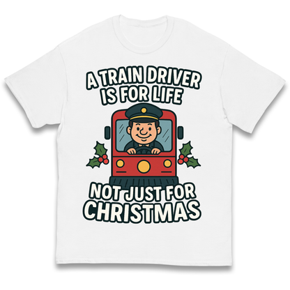 Train Driver Christmas Kids T Shirt