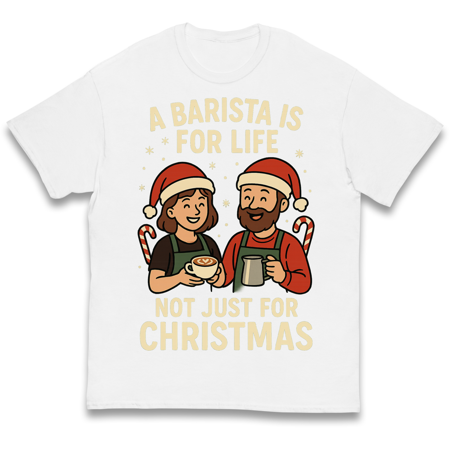 Barista Christmas Kids T Shirt