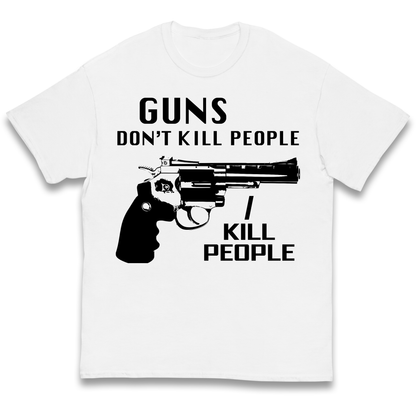 Guns Don’t Kill People Kids T Shirt 