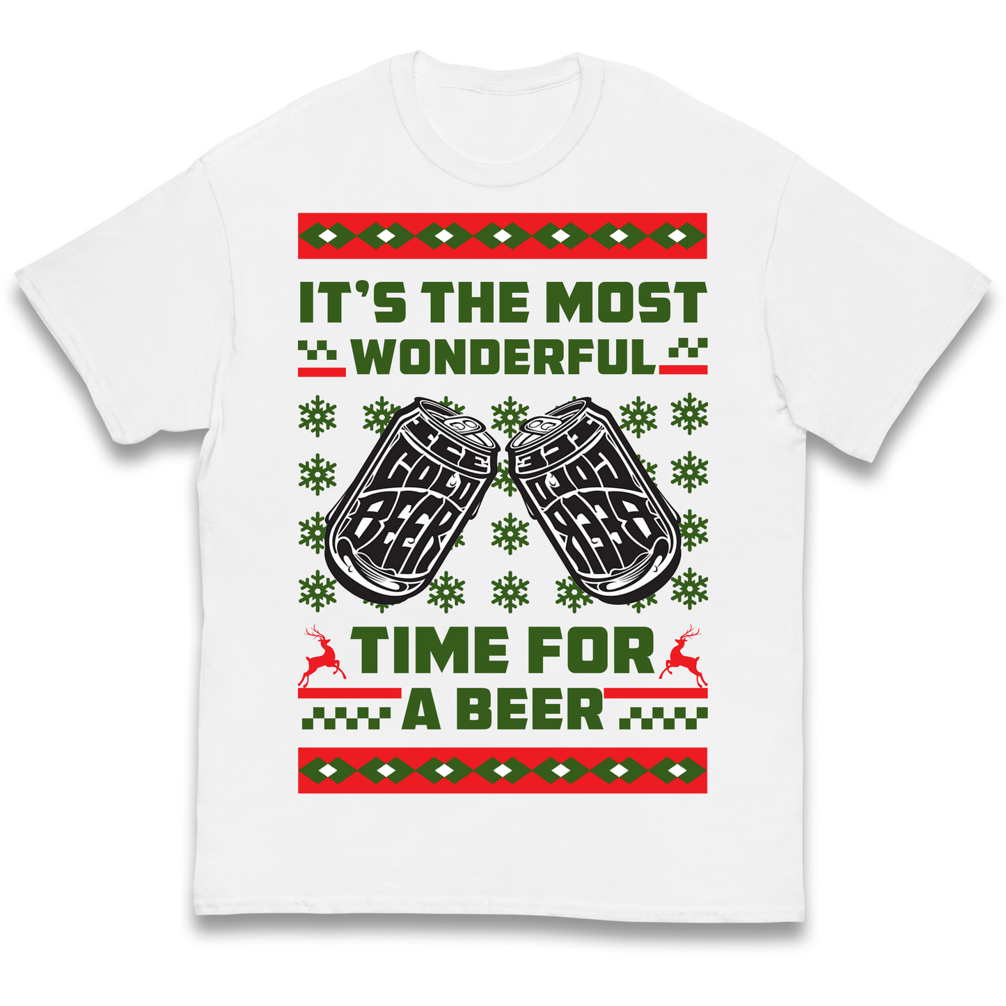Its The Most Wonderful Time For A Beer Christmas kids t shirt