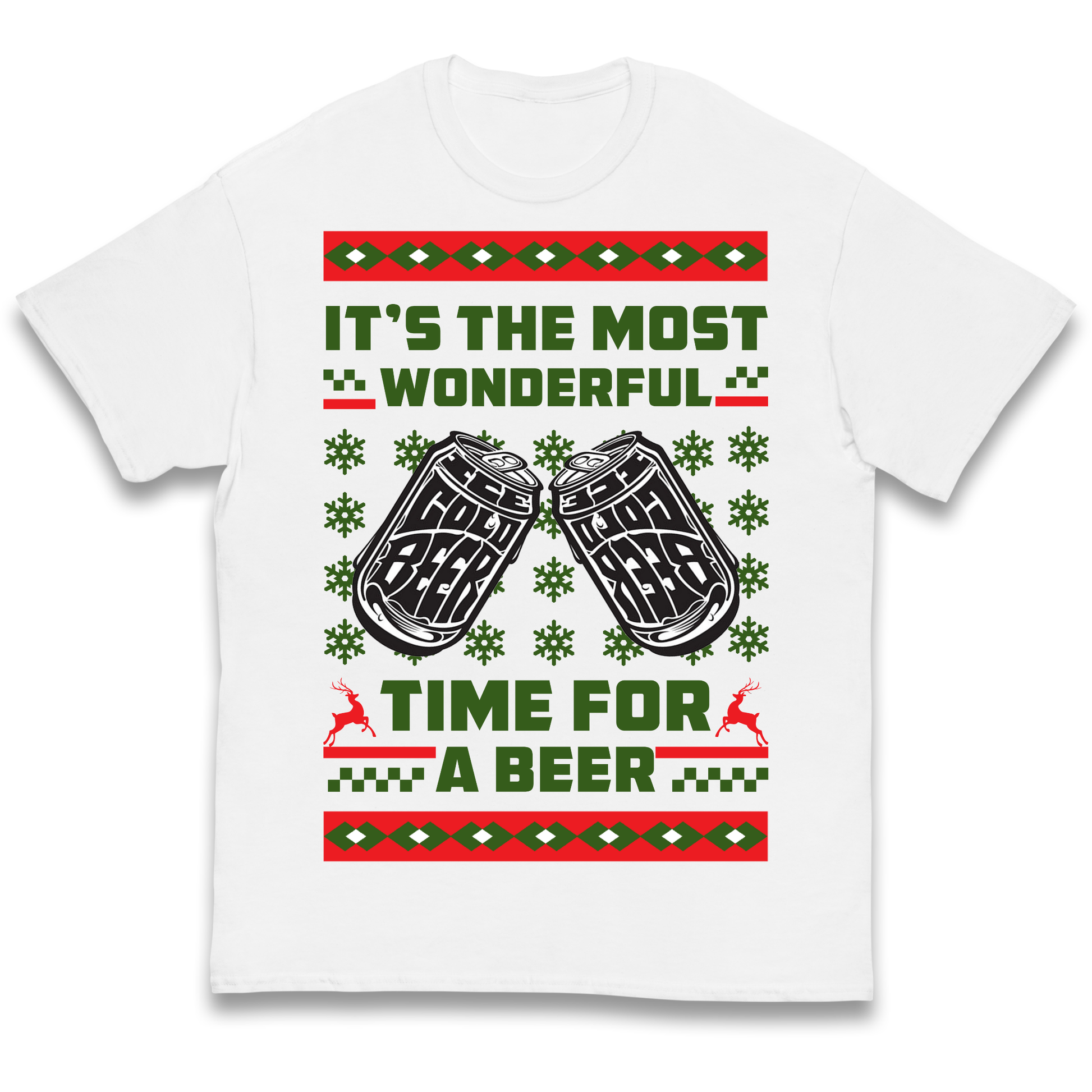 Its The Most Wonderful Time For A Beer Christmas kids t shirt