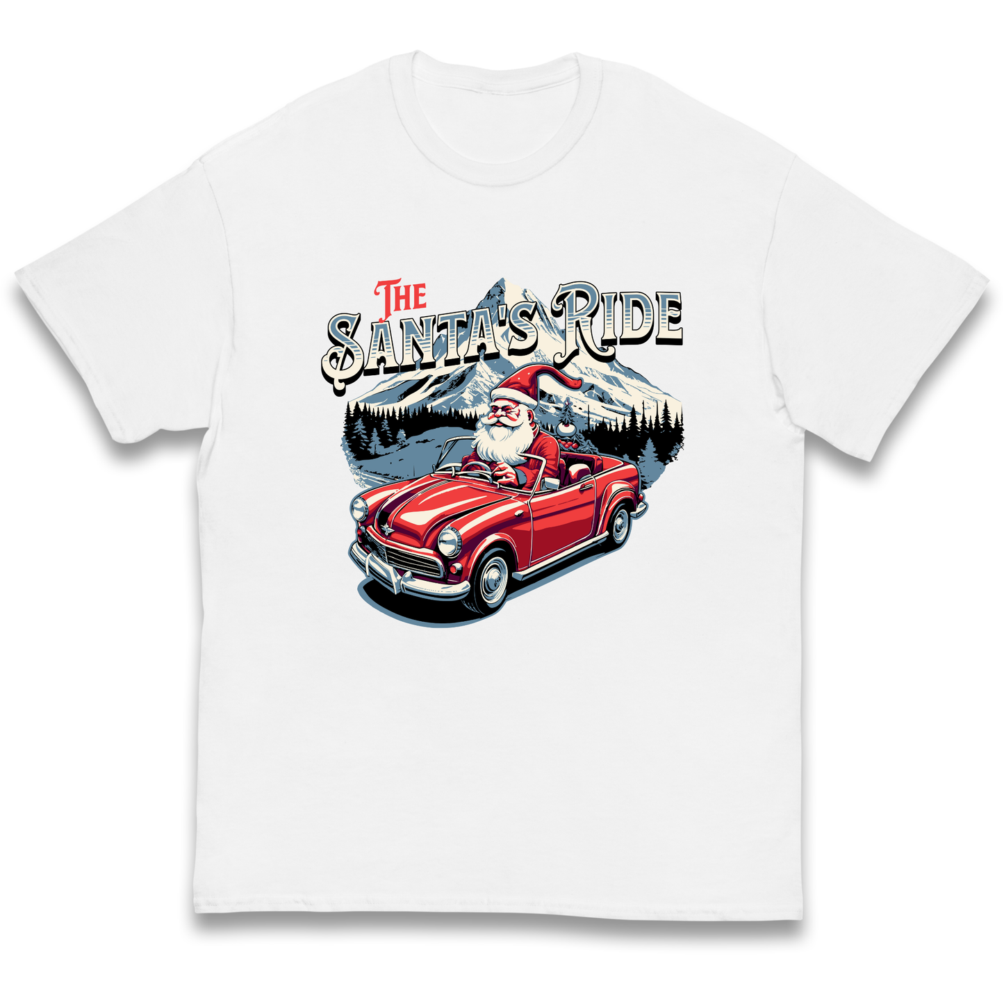 The Santas Ride Christmas kids t shirt