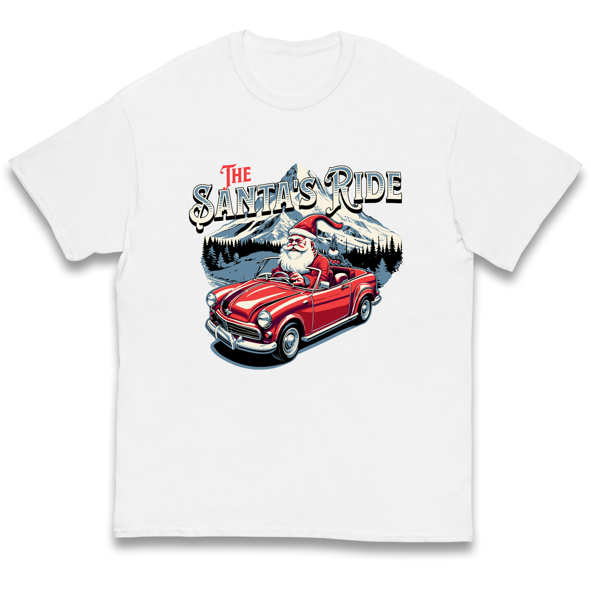 The Santas Ride Christmas kids t shirt