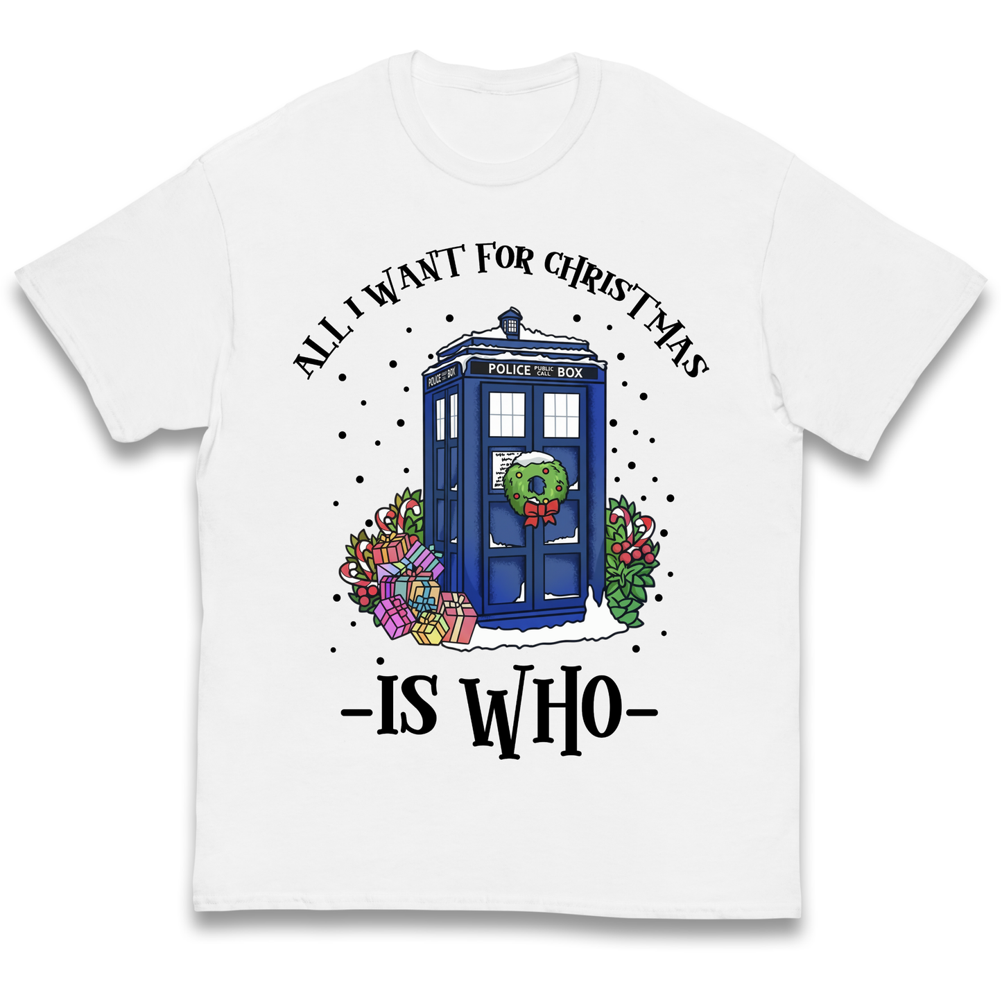 Dr Who Christmas kids t shirt