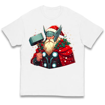 Viking Thor Santa kids t shirt