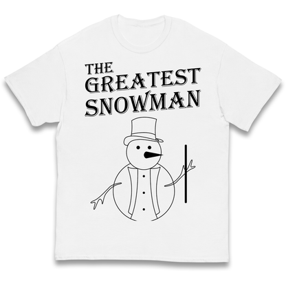 The Greatest Snowman Christmas kids t shirt