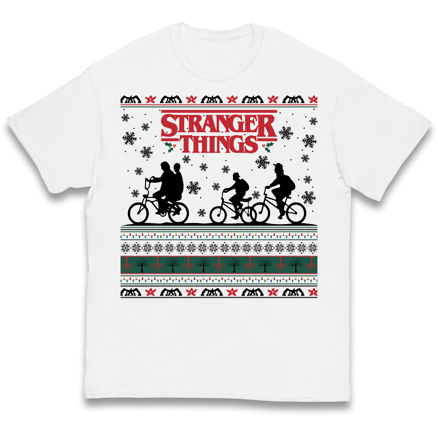 Stranger Things Christmas kids t shirt