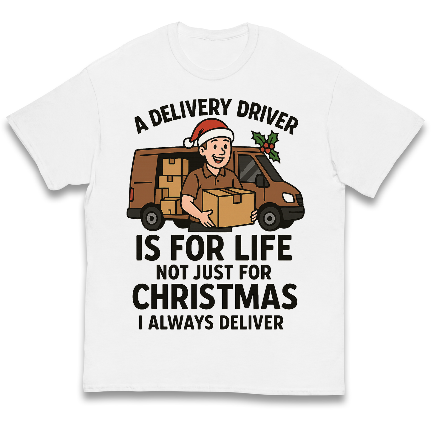 Delivery Driver Christmas Kids T Shirt