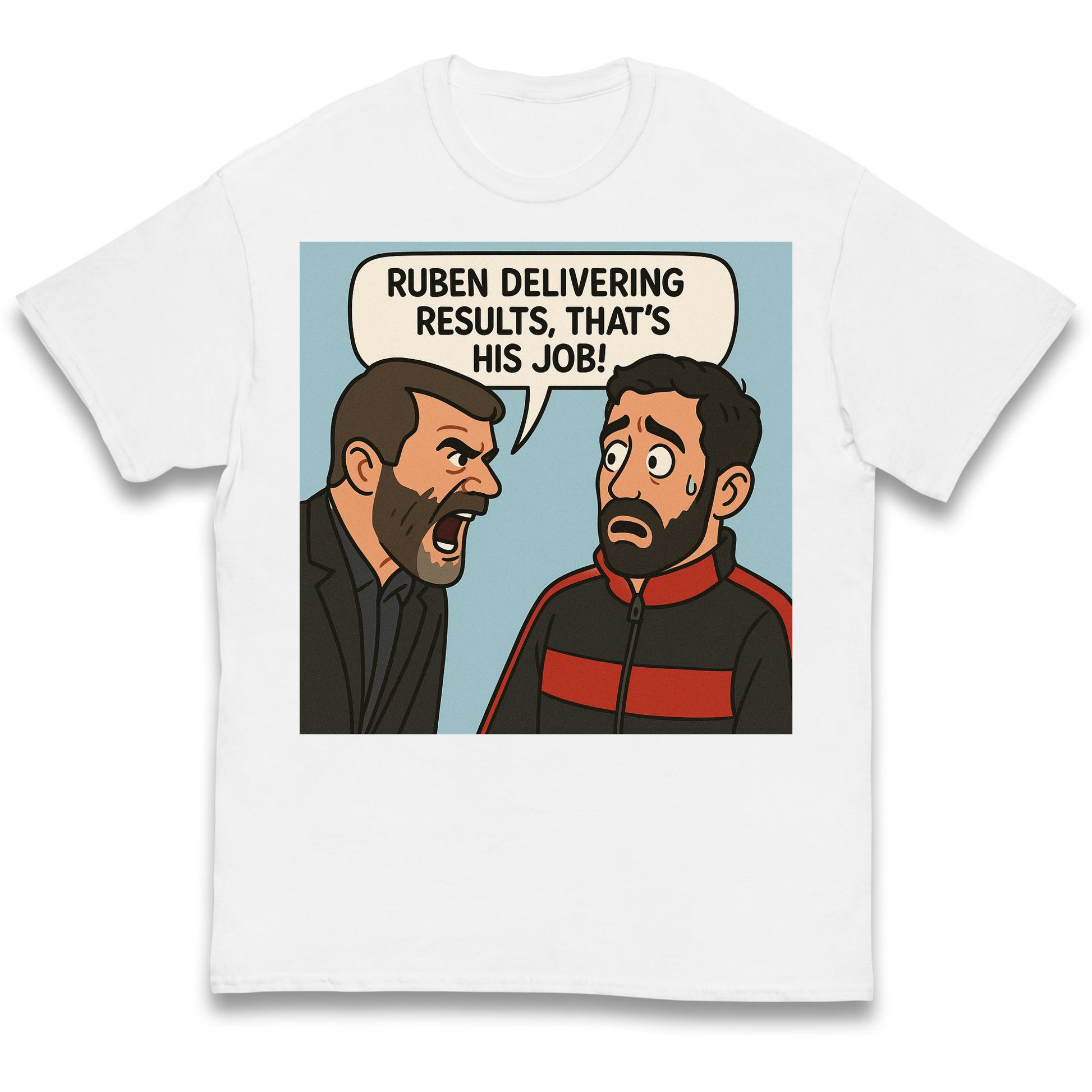 Ruben Delivering Results That's His Job kids t shirt