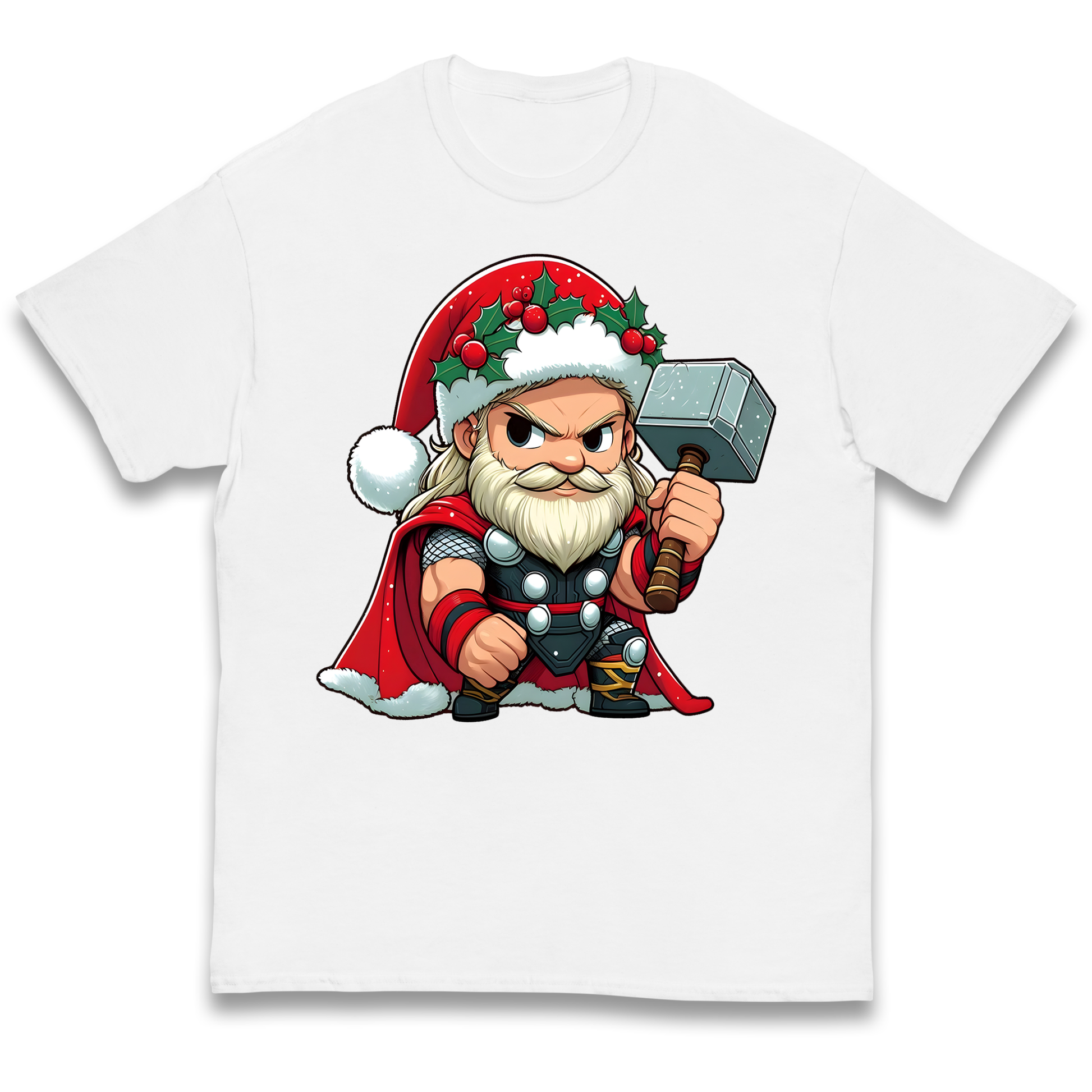 Thor Santa kids t shirt