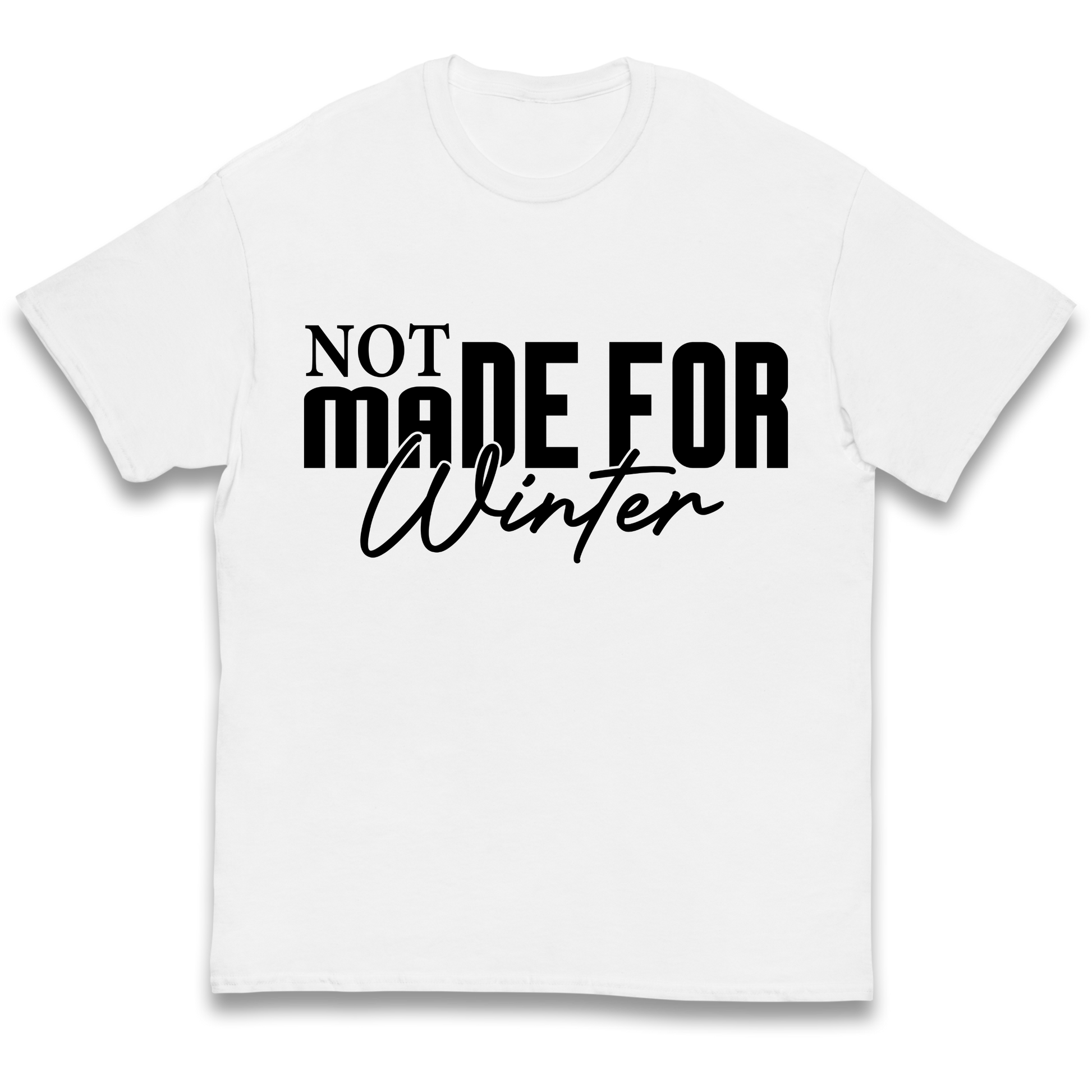 Not Made For Winter Christmas kids t shirt
