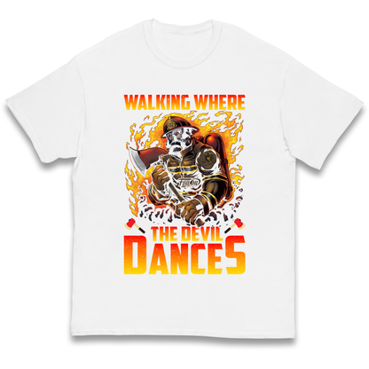Walking Where The Devil Dances kids t shirt