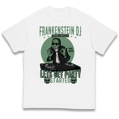 Frankenstein DJ kids t shirt