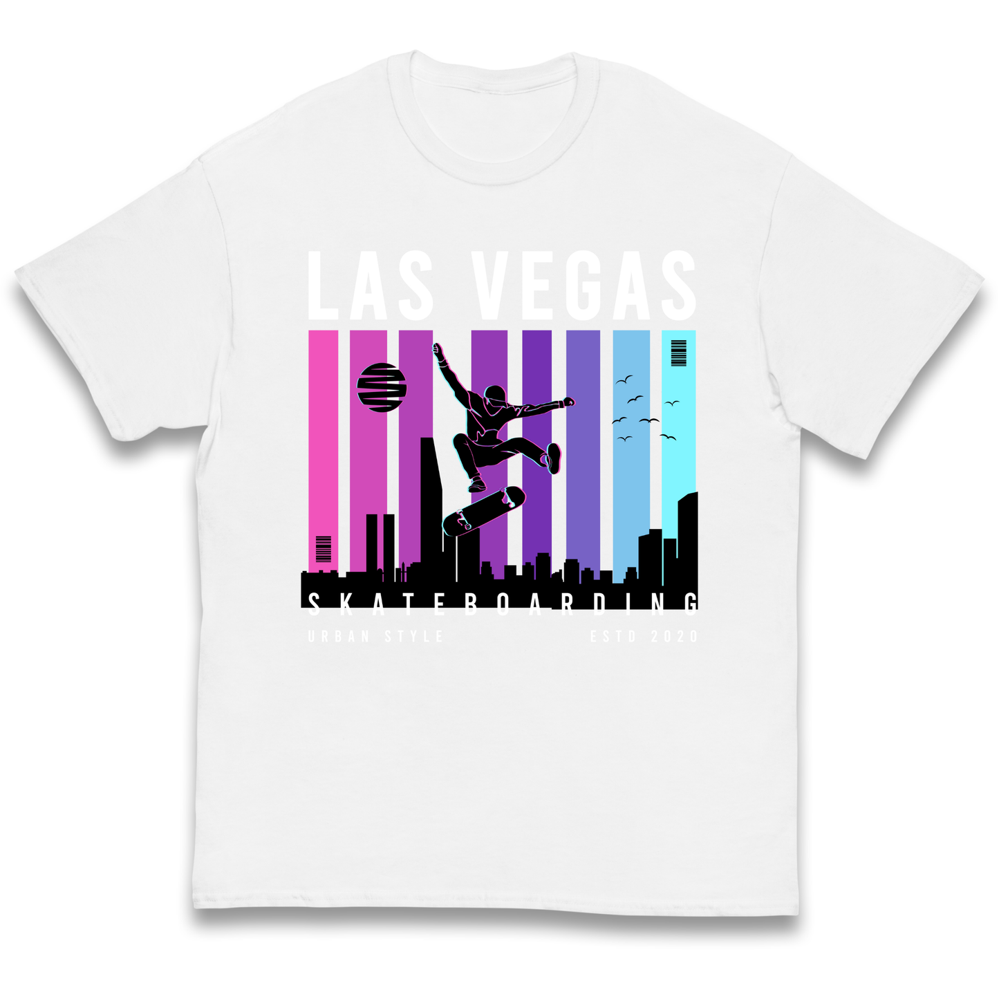 Las Vegas Skateboarding kids t shirt