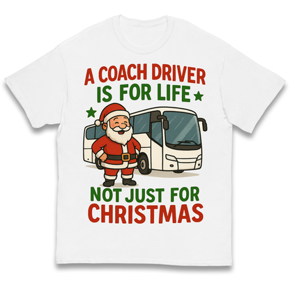 Coach Driver Christmas Kids T Shirt