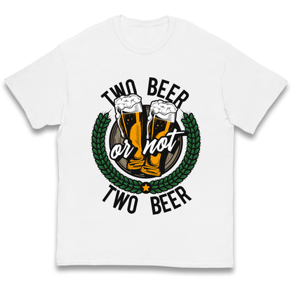 Two Beer or not Two Beer kids t shirt