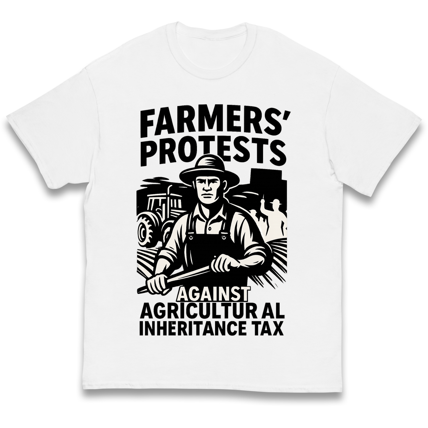 Farmers’ Protests Against Agricultural Inheritance Tax kids t shirt