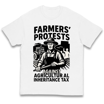 Farmers’ Protests Against Agricultural Inheritance Tax kids t shirt