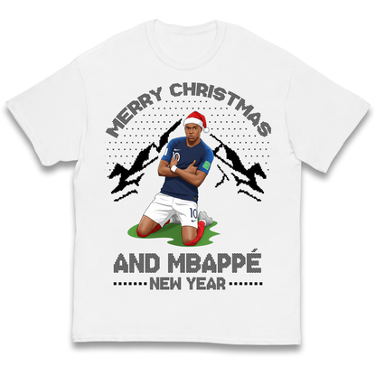 Mbappe Christmas Kids T Shirt