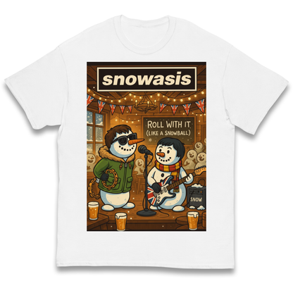 Snowasis Roll Christmas Kids T Shirt