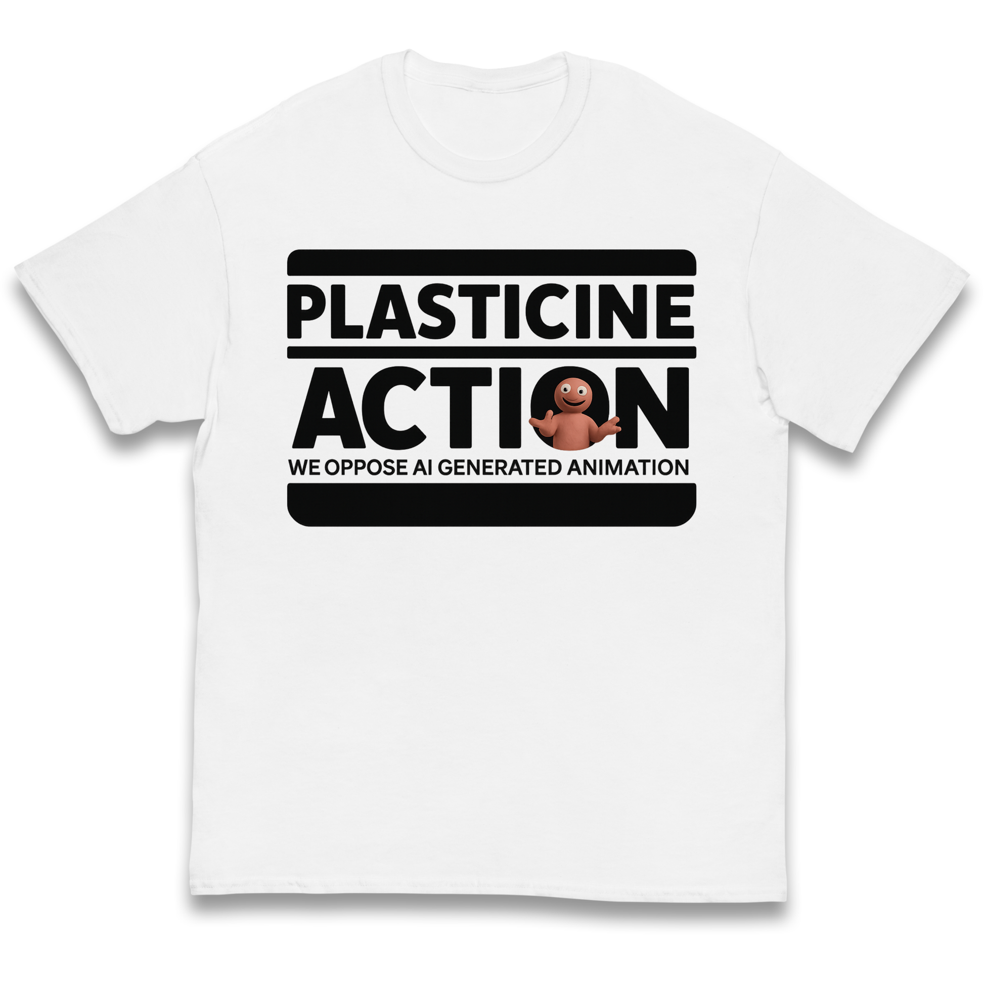 plasticine action kids t shirt