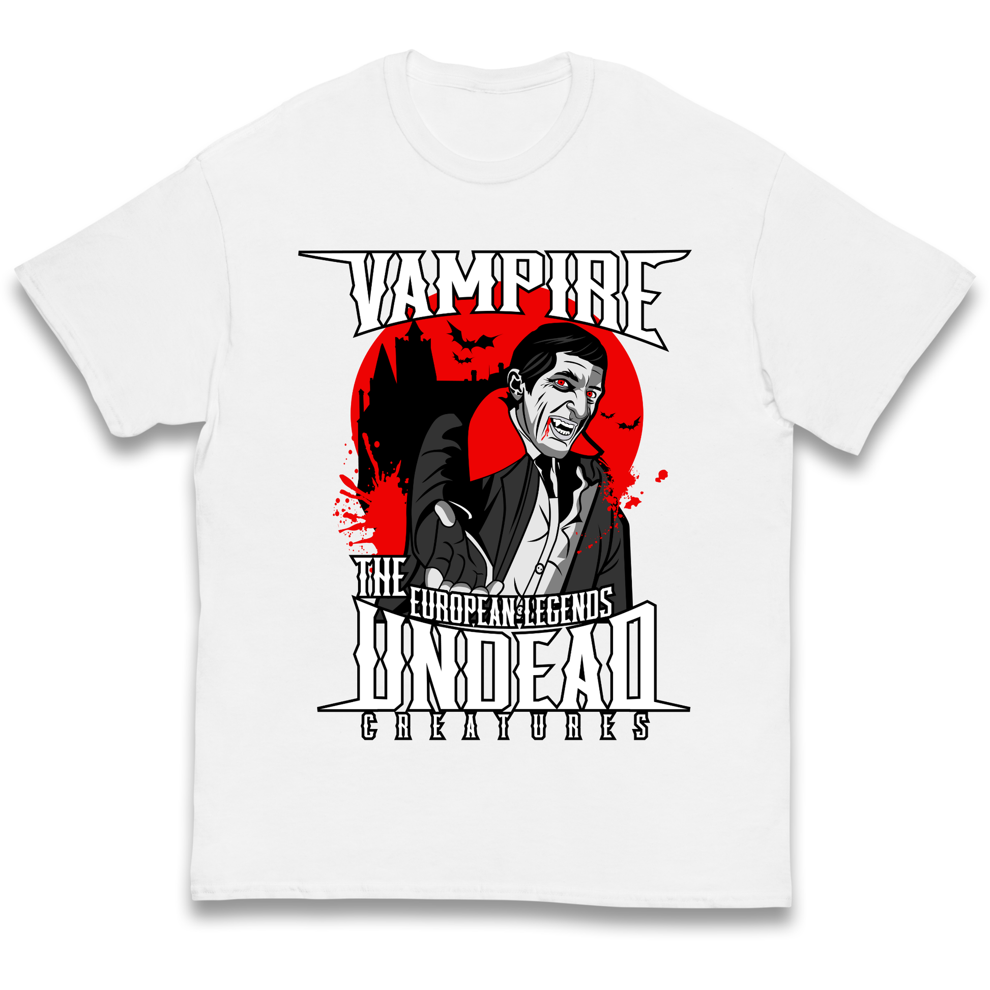 Vampire Undead kids t shirt