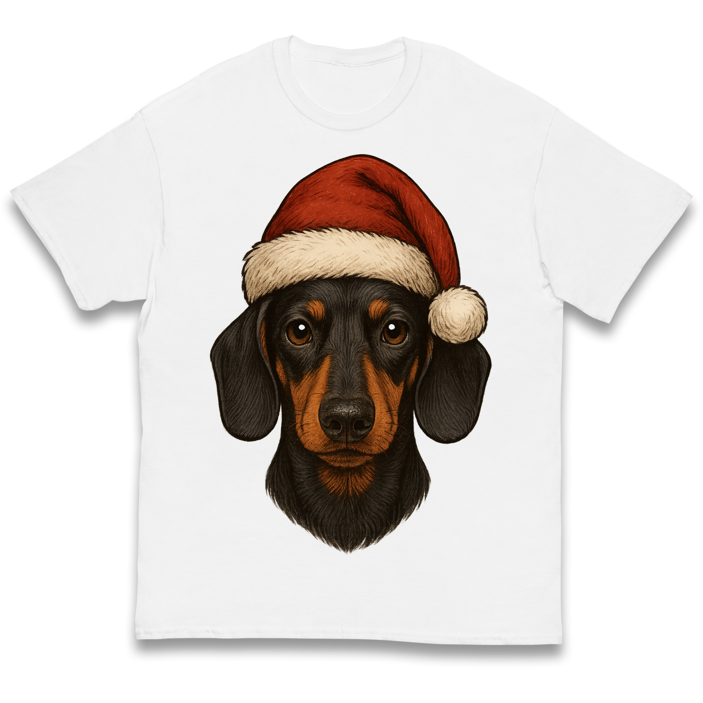 Sausage Dog Christmas Kids T Shirt