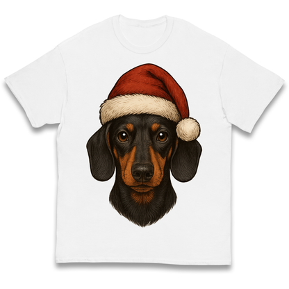 Sausage Dog Christmas Kids T Shirt
