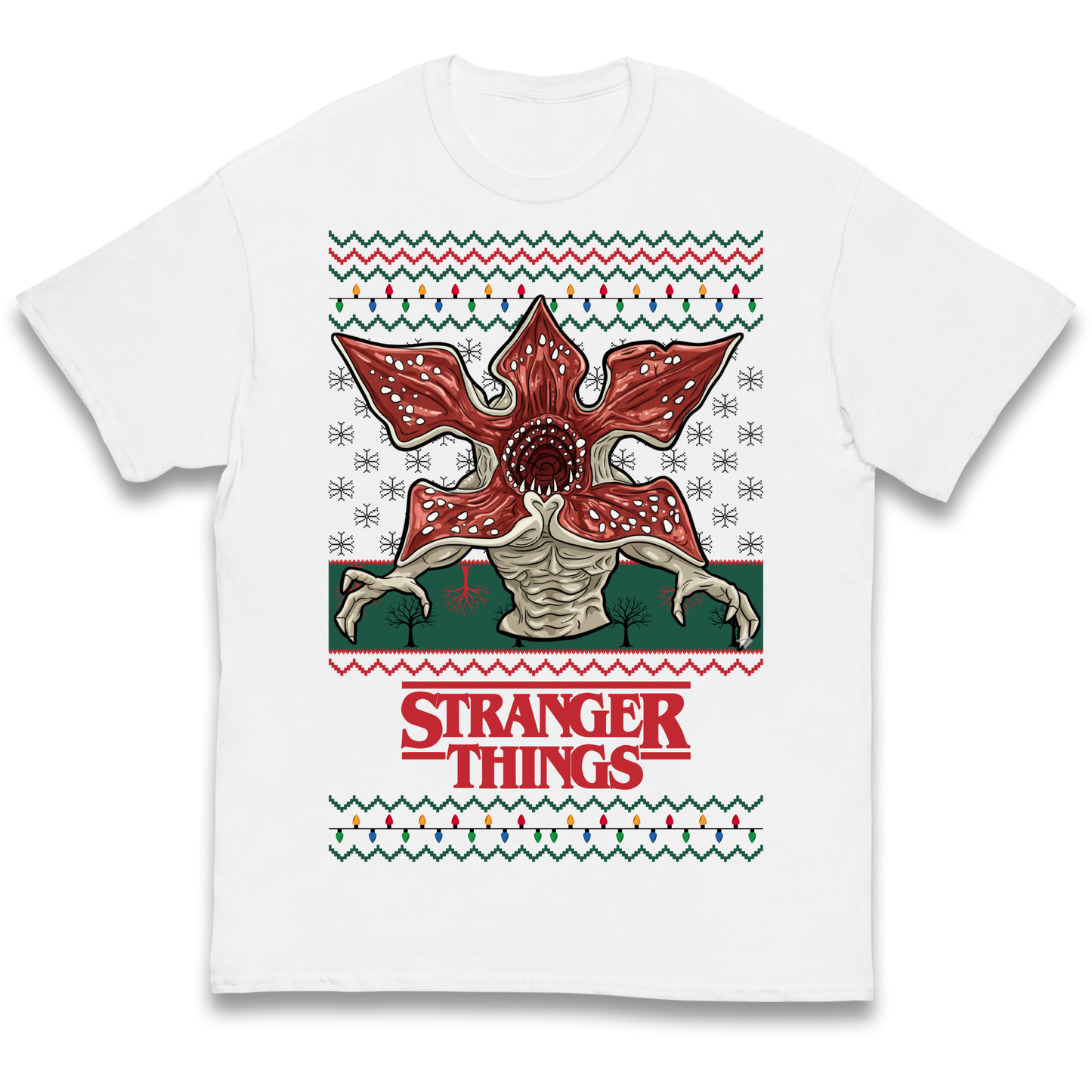 Demogorgon Christmas Kids T Shirt