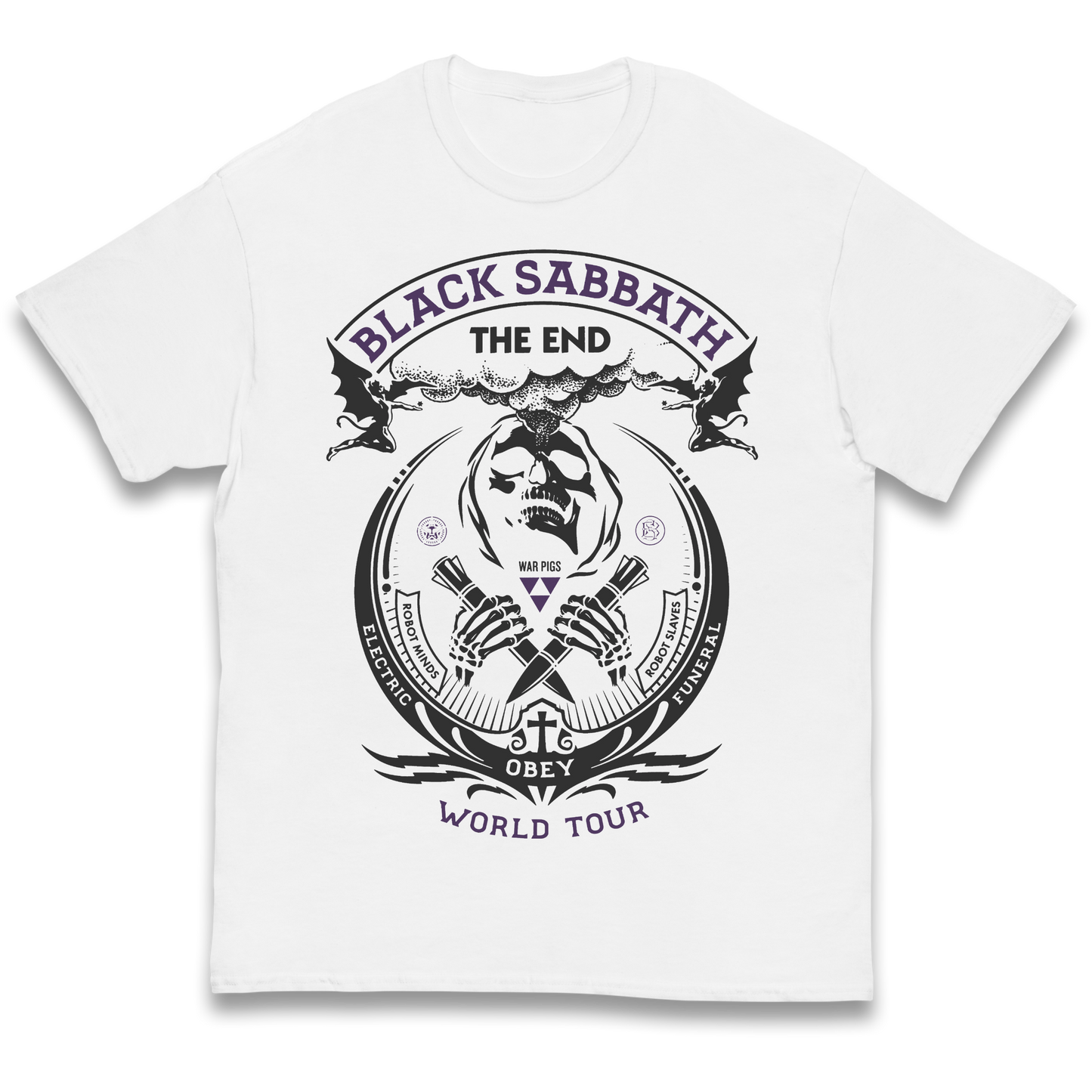 Black Sabbath The End World Tour Kids T Shirt