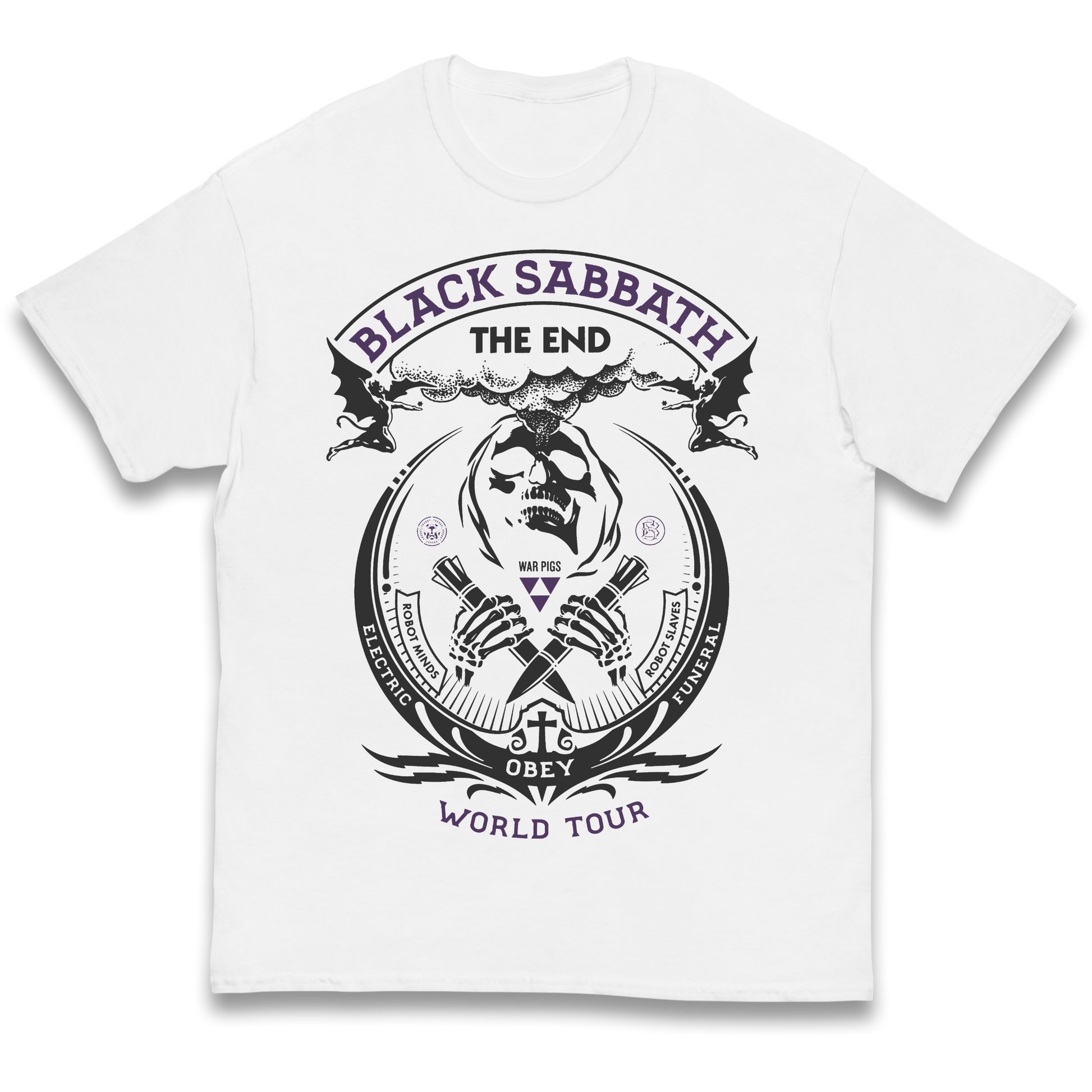 Black Sabbath The End World Tour Kids T Shirt