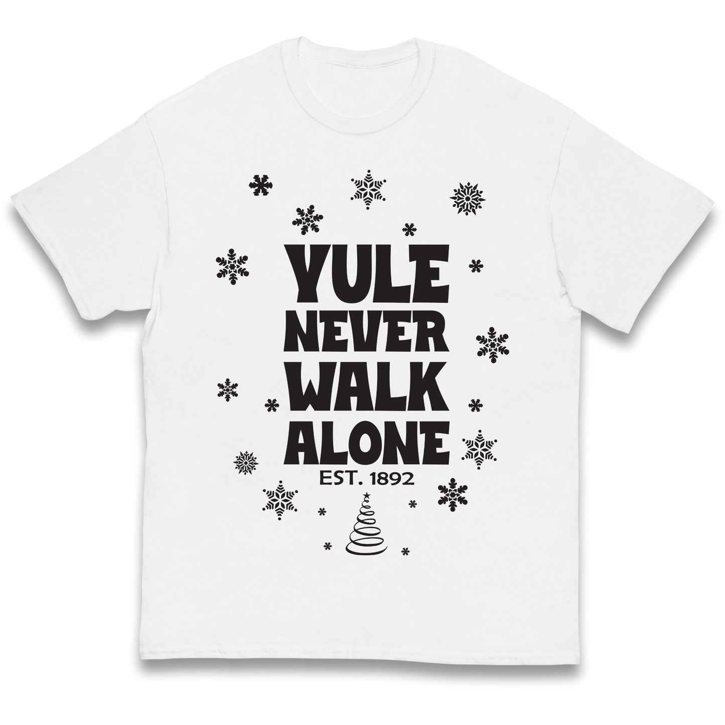 Yule Never Walk Alone Liverpool Christmas kids t shirt