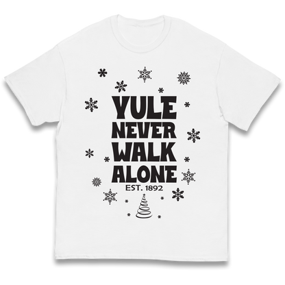 Yule Never Walk Alone Liverpool Christmas kids t shirt