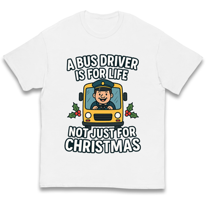 Bus Driver Christmas Kids T Shirt