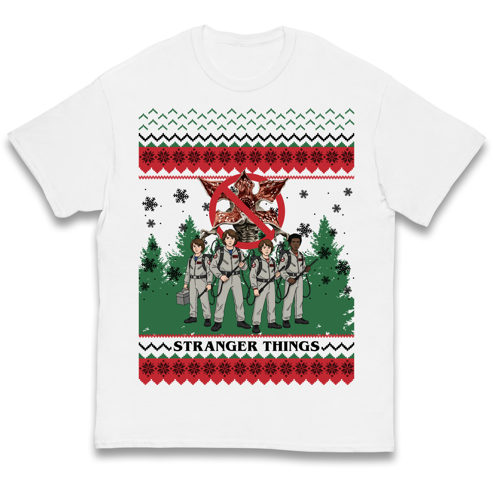 Stranger Things Demogorgon Christmas Kids T Shirt