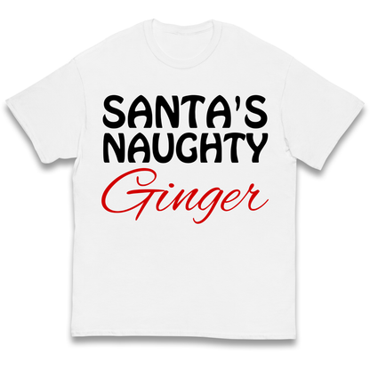 Naughty Ginger Kids T Shirt