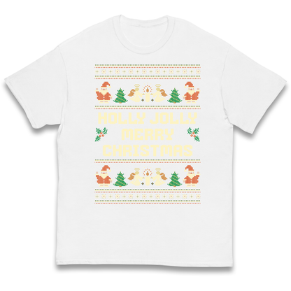 Holly Jolly Merry Christmas kids t shirt
