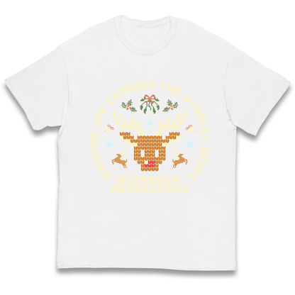 Reindeer Rendezvous Christmas kids t shirt