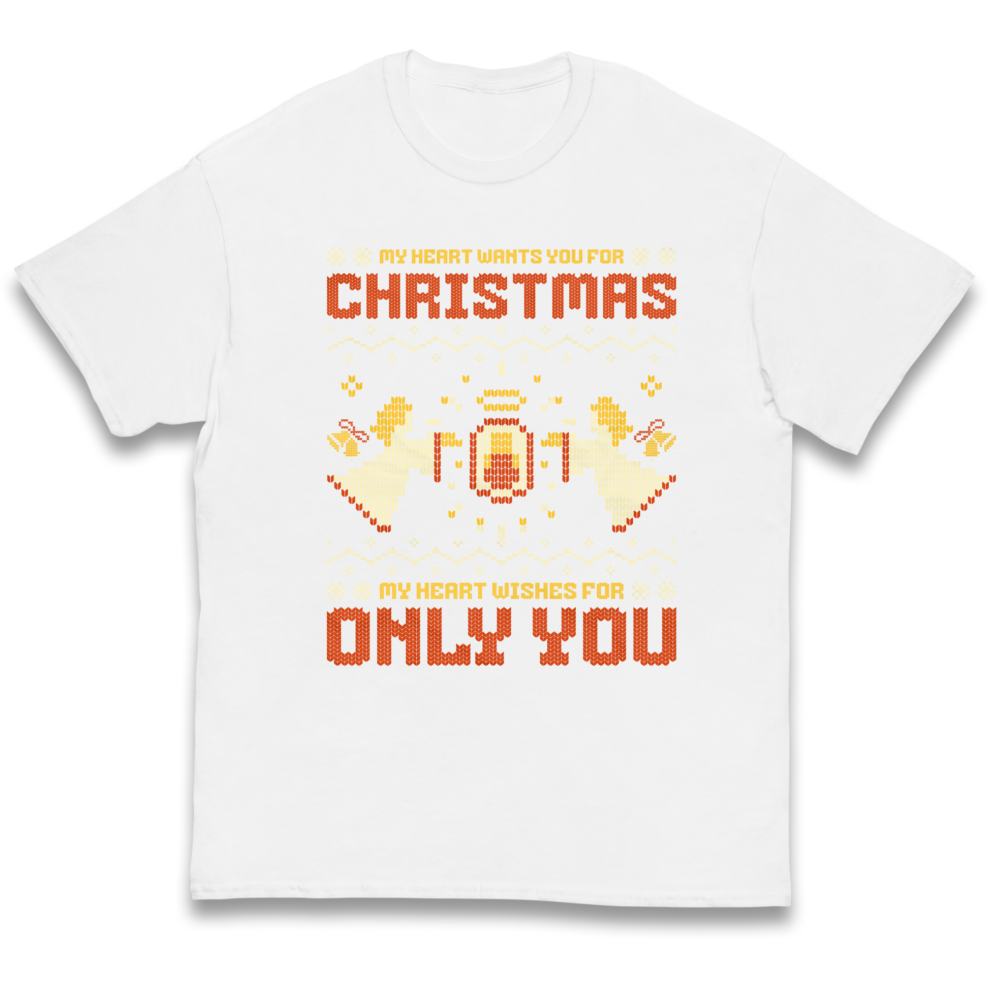 My Heart Wants You For Christmas Only You Christmas kids t shirt