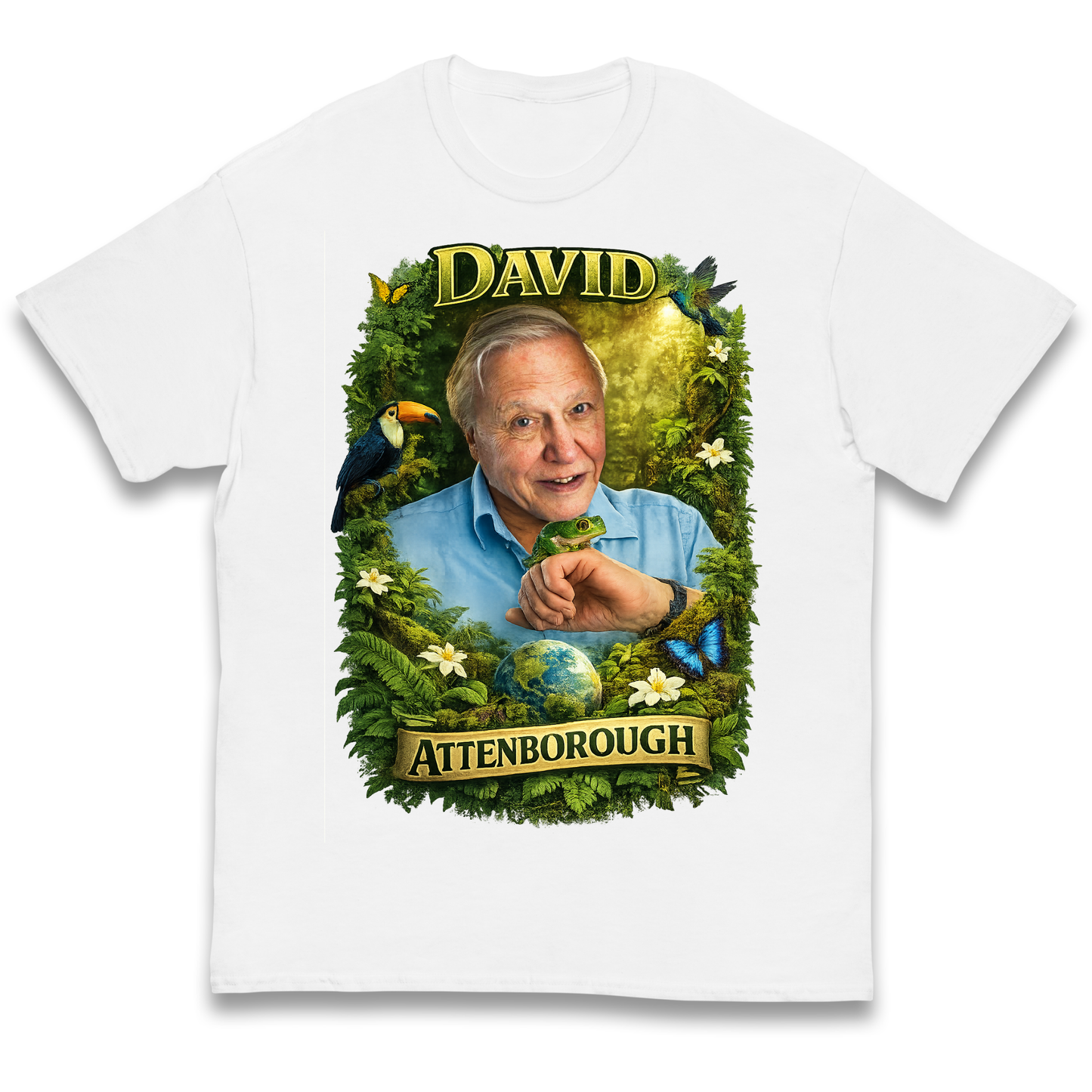 David Attenborough Kids T Shirt
